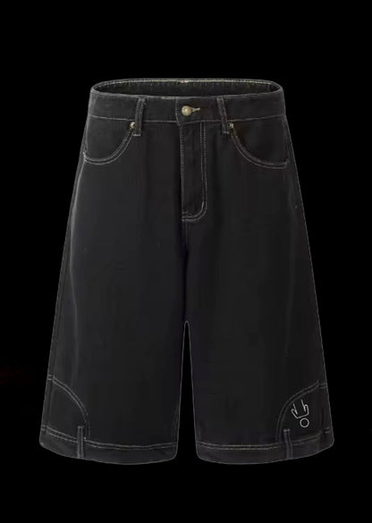 IJM Reverse Raw Denim Shorts