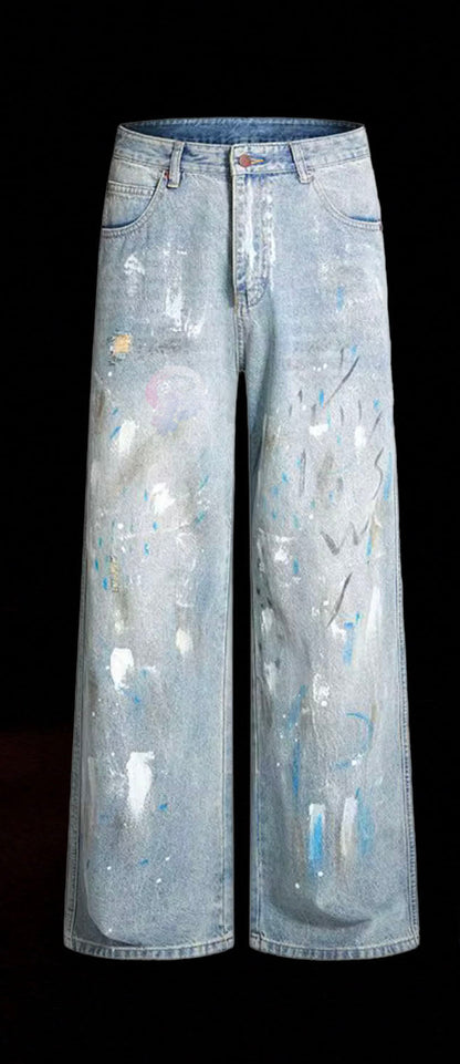 IJM Multi Splatter Jeans