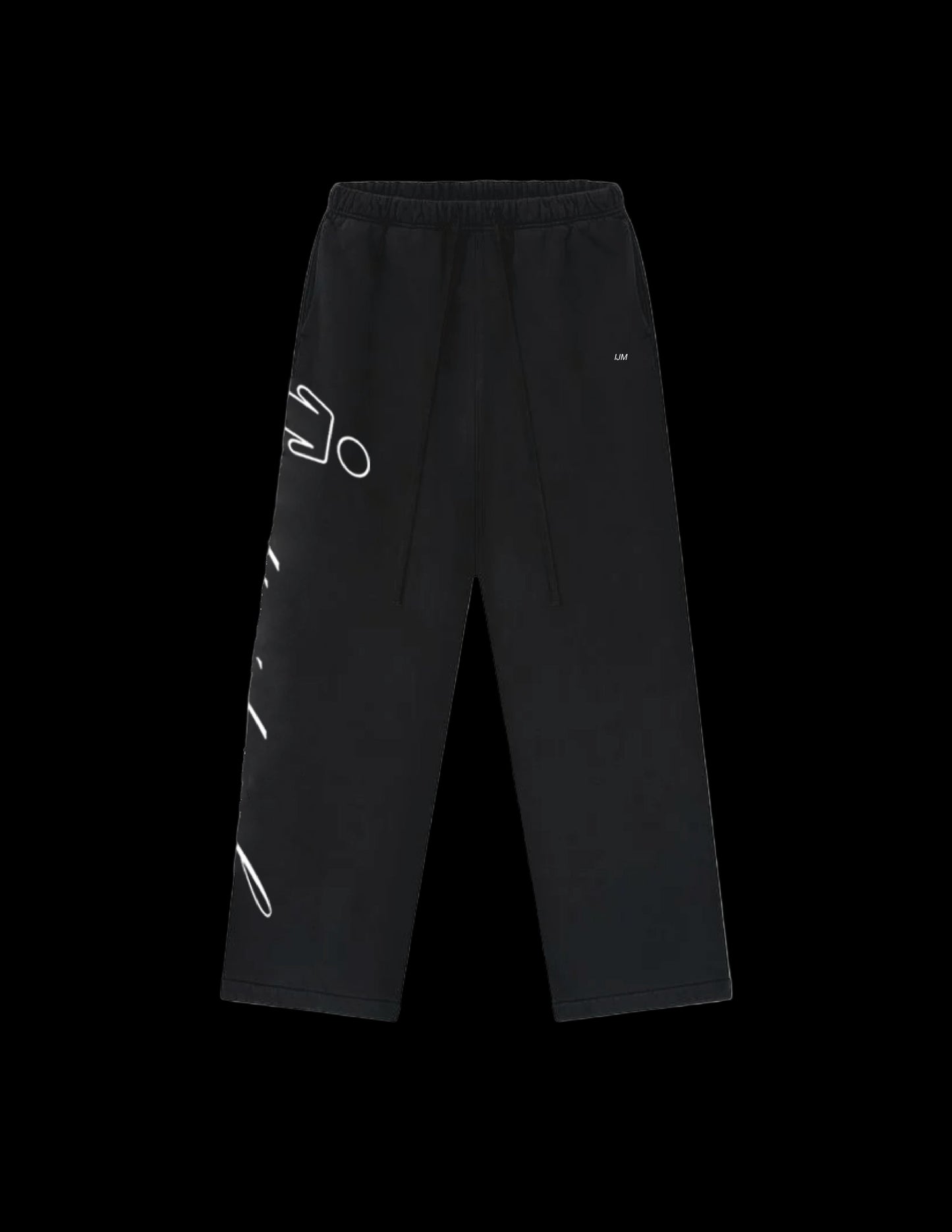 Script Oversized Sweats