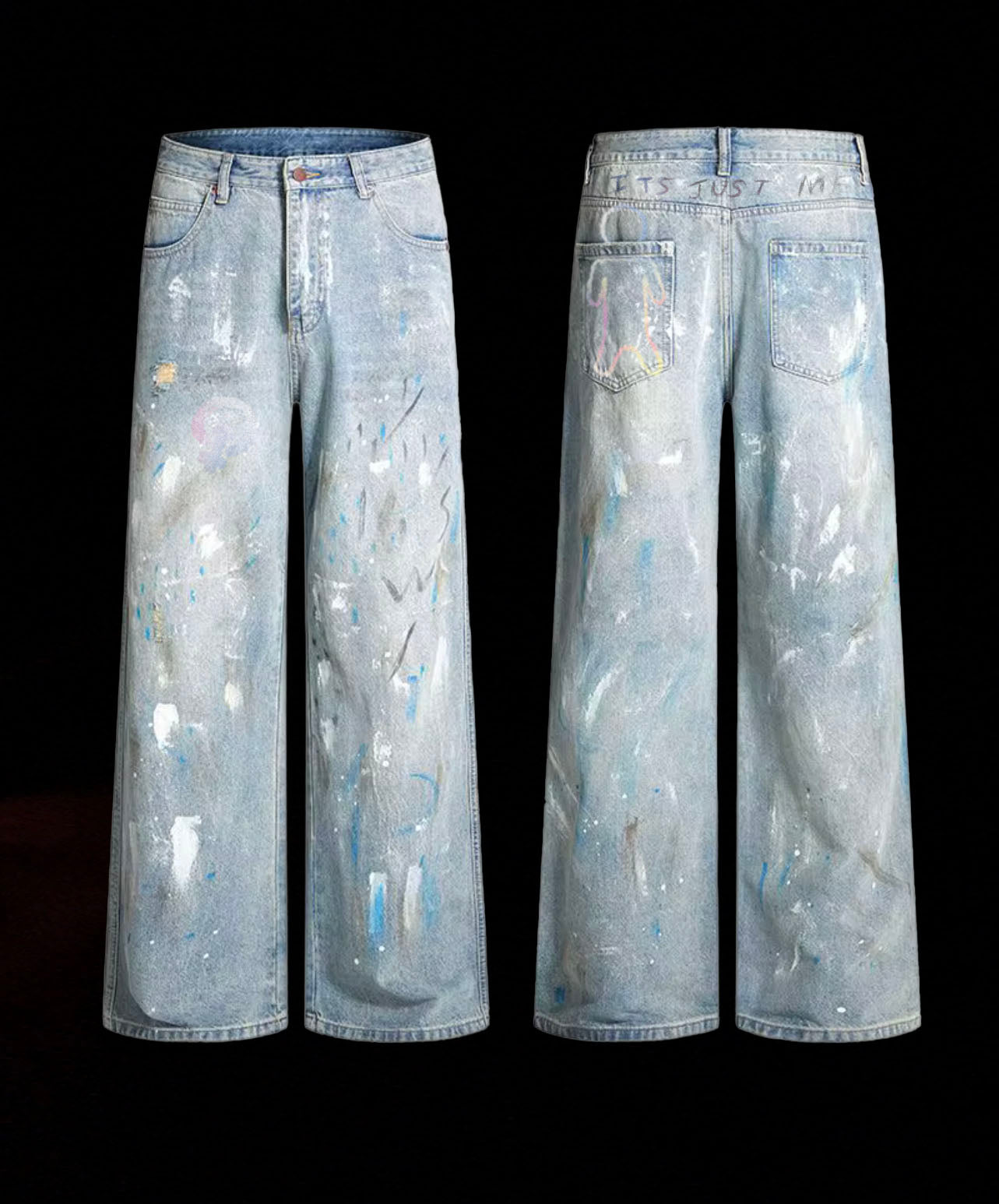 IJM Multi Splatter Jeans