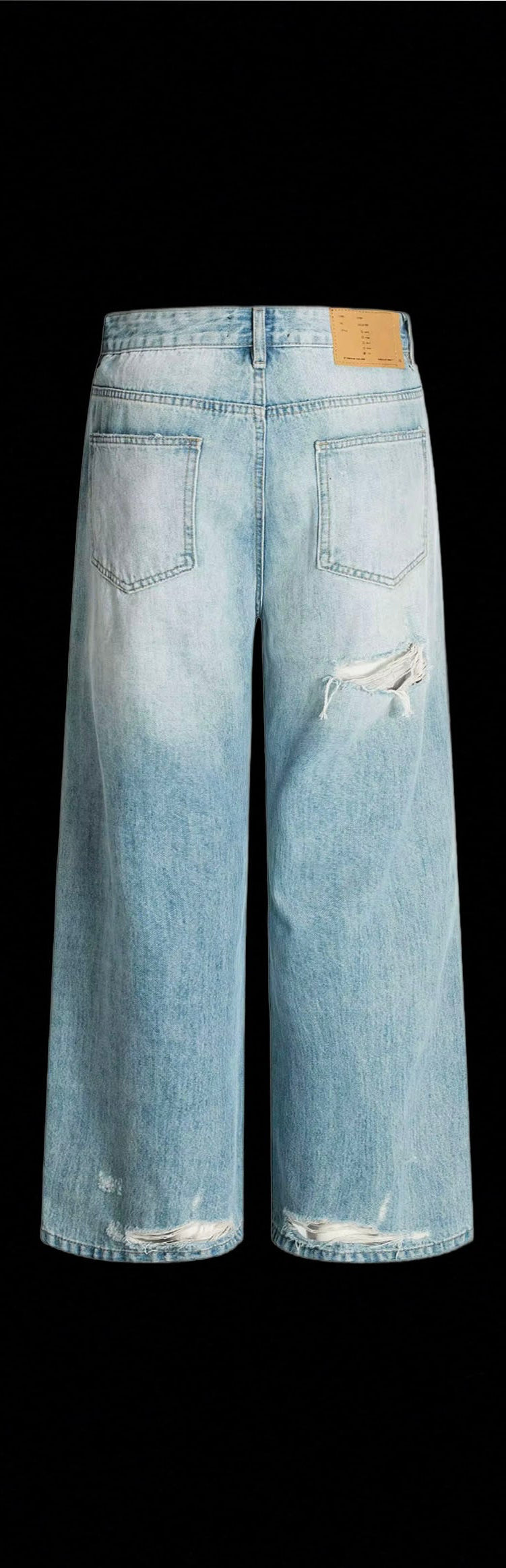 IJM Thrashed Light-wash Denim